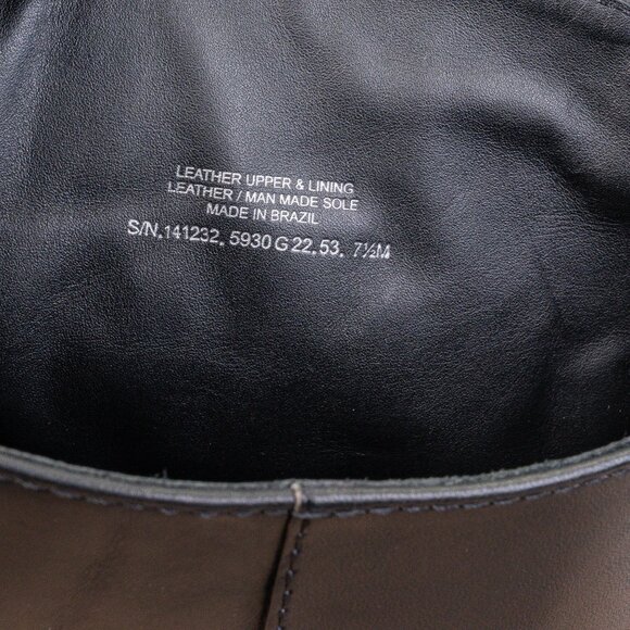 Tory Burch Women The Riding Black Leather Luxe T Logo Fashion Knee Boots sz 7.5 - Picture 9 of 10